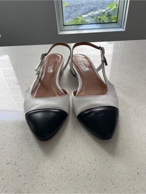 LINTERVALLE Slingback Pointed Mini Heel